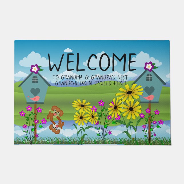 おばあちゃんとじいちゃんの巣 ドアマット (正面)