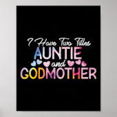 おばあちゃんとゴドマザーウォーターの2つのタイトルがある ポスター (正面)