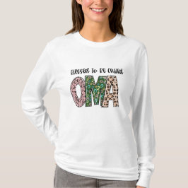 "おばあちゃんと呼ばれることに祝福を" Tシャツ
