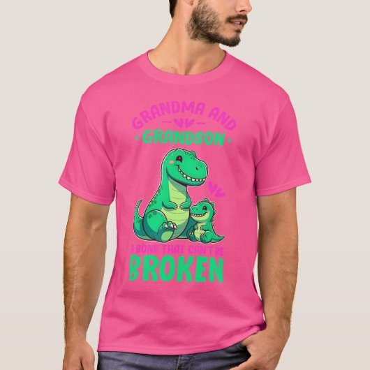 おばあちゃんと孫D壊すことのできない絆 Tシャツ (正面)
