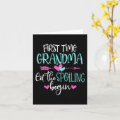 おばあちゃんと過保護の日が始まる 新しいお母さんたち カード (黄色い花)