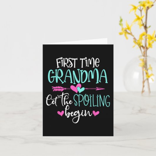 おばあちゃんと過保護の日が始まる 新しいお母さんの日 カード (黄色い花)