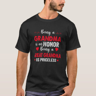 おばあちゃんなことは名誉素晴らしだよ Tシャツ