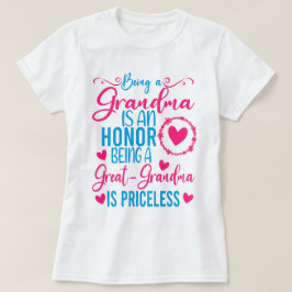 おばあちゃんなことは祖母の名誉素晴らしだ Tシャツ