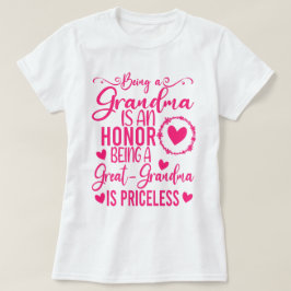 おばあちゃんなことは祖母の名誉素晴らしだ Tシャツ