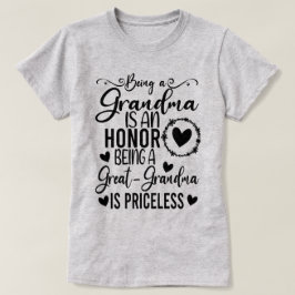 おばあちゃんなことは祖母の名誉素晴らしだ Tシャツ