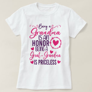 おばあちゃんなことは祖母の名誉素晴らしだ Tシャツ