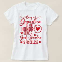 おばあちゃんなことは祖母の名誉素晴らしだ Tシャツ