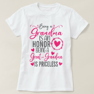 おばあちゃんなことは祖母の名誉素晴らしだ Tシャツ
