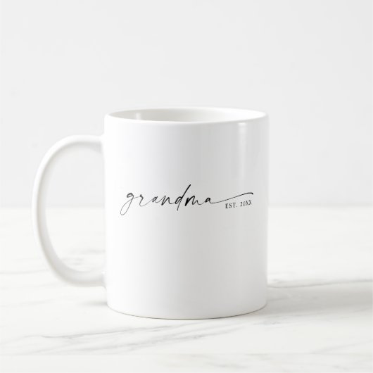 おばあちゃんになった記念ギフト コーヒーマグカップ (左)