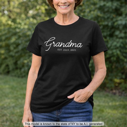 おばあちゃんになった記念ギフト Tシャツ