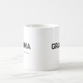 おばあちゃんになった記念日の父の日ギフト コーヒーマグカップ (中央)