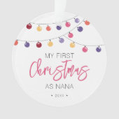 おばあちゃんになって初めてのクリスマス オーナメント (正面)