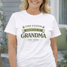 おばあちゃんになるためのイースター妊娠発表Tシャツ