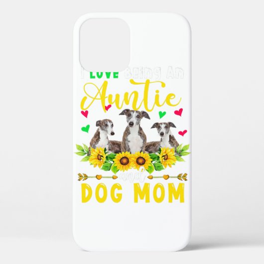 おばあちゃんになるのが大好き |犬の母ウィペットの恋人 Case-Mate iPhoneケース (裏面)