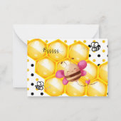 おばあちゃんになるパーソナライズされた ノートカード (裏面)