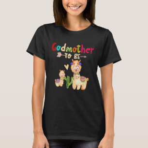 おばあちゃんになるラマのベビーシャワー Tシャツ