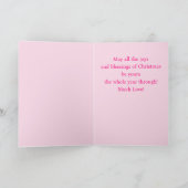 おばあちゃんにメリークリスマス シーズンカード (内部)