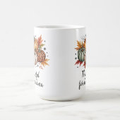 おばあちゃんに感謝かぼちゃを贈る コーヒーマグカップ (中央)