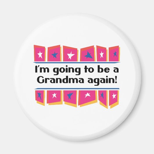 おばあちゃんに戻る！ マグネット (正面)