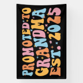 おばあちゃんに昇格予定 2025年III 横断幕 (縦)