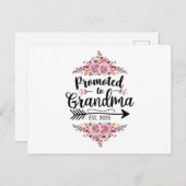 おばあちゃんに昇格 2025年妊娠発表 ポストカード (正面/裏面)