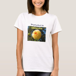 おばあちゃんに昇格！Tシャツ おばあちゃん 花柄 Tシャツ