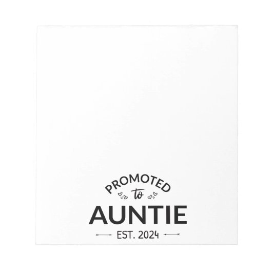 おばあちゃんに昇進した。2024 II ノートパッド (正面)