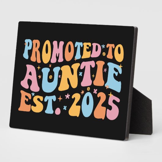 おばあちゃんに昇進した。2025 III フォトプラーク (側面)