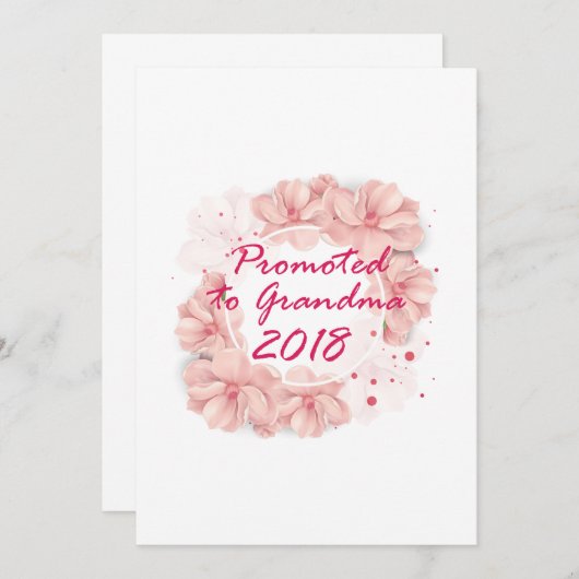 おばあちゃんに昇進2018素晴らしおばあちゃんへのギフト (正面/裏面)