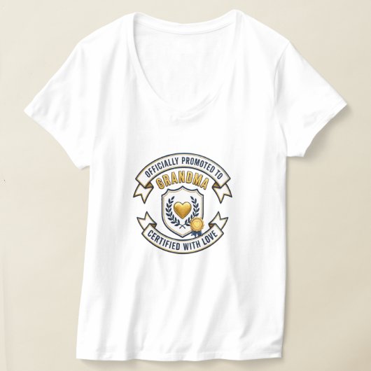 おばあちゃんに正式昇格 Tシャツ (レイダウン)