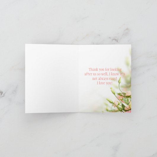 おばあちゃんに犬から犬への母の日のカード カード (内部)