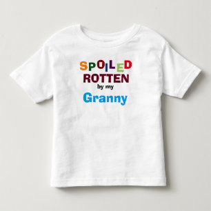おばあちゃんに腐れちゃったベビーの幼児Tシャツ トドラーTシャツ