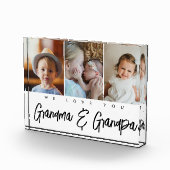 おばあちゃんのおじいちゃん孫の写真 フォトブロック (右)