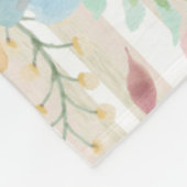 おばあちゃんのおばあさんの日のフローラ詩(孫) フリースブランケット (角)