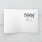 おばあちゃんのおばあちゃんの祖父母のデイカード カード (内部)