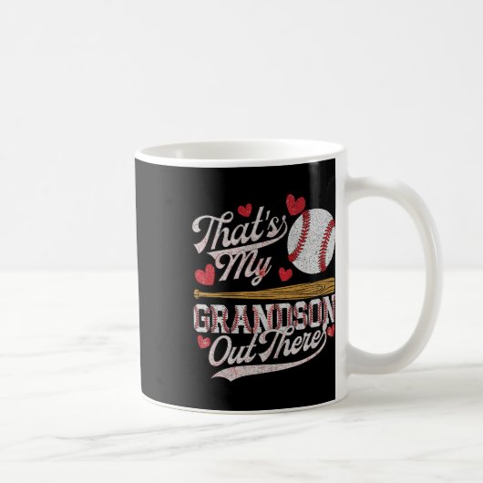 おばあちゃんのおばあちゃんを売ってる孫 コーヒーマグカップ (右)