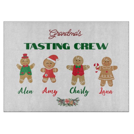 おばあちゃんのお気に入りのクッキー カッティングボード (正面)