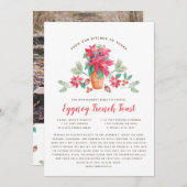 おばあちゃんのお気に入りのクリスマスレシピホリデーカード シーズンカード (正面/裏面)