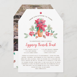 おばあちゃんのお気に入りのクリスマスレシピホリデーカード シーズンカード