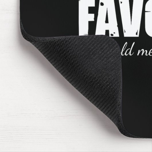 おばあちゃんのお気に入りは私だって 言っちゃダメって言われたのよ マウスパッド (コーナー)