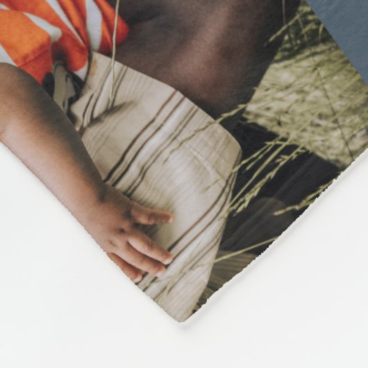 おばあちゃんのかわいこちゃんフォトコラージュ母の日 フリースブランケット (角)