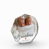 おばあちゃんのために | 甘い赤いハート フォトブロック (左)