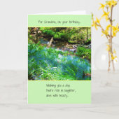 おばあちゃんのために、誕生日 カード (黄色い花)