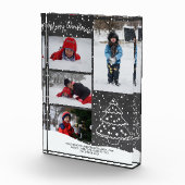 おばあちゃんのために | 雪の素朴クリスマスツリー フォトブロック (右)