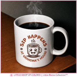 おばあちゃんのためのオーダーメイドコーヒーマグ コーヒーマグカップ