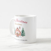 おばあちゃんのためのクリスマス マグカップ 名入れ (正面左)
