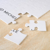 おばあちゃんのための幸せな祖父母の日写真コラージュ ジグソーパズル (側面)