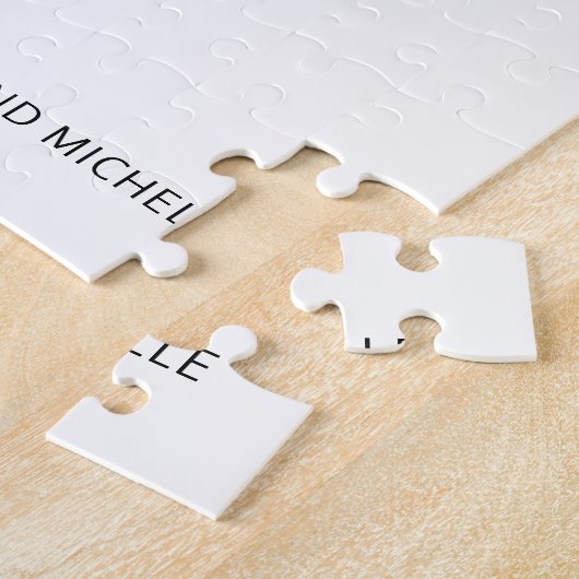 おばあちゃんのための幸せな祖父母の日写真コラージュ ジグソーパズル (側面)