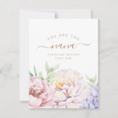 おばあちゃんのための花の写真カード シーズンカード (正面)